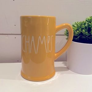 Rae Dunn CHAMPS beer Stein